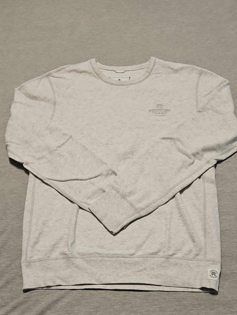 Reigning Champ Light Gray Supersoft Crewneck Sweatshirt